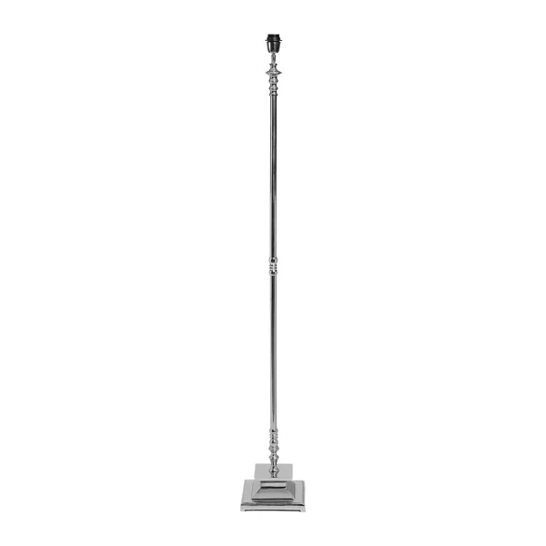Côté Table Pied De Lampadaire Attaleia Gris Et Argent En Aluminium 1