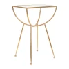 Côté Table Table D’appoint En Fer Dorée Et Verre – Eluminea 14