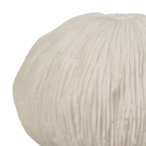 Côté Table Lampe Led Sphère Egee Blanc En Résine 6