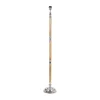 Côté Table Pied Lampadaire En Aluminium Et Bois H132.5cm Argent – Chaveny 14