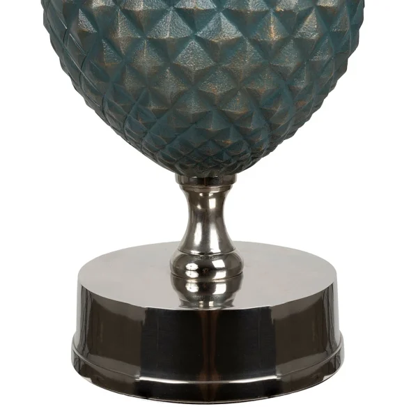 Côté Table Pied Lampe Labech Bleu 4