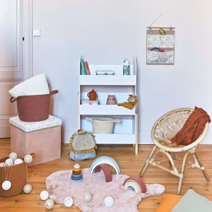 Moulin Roty Doudou Attache-tétine Lion Sous Mon Baobab – H33cm Moutarde 9