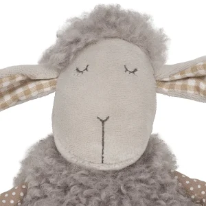 Jardin D’Ulysse Deco Brebis Shaggy Gris 18x8xh20cm Polyester Et Coton 10