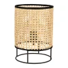 SEMA DESIGN Lampe Balamea Naturel Et Noir H29cm 11