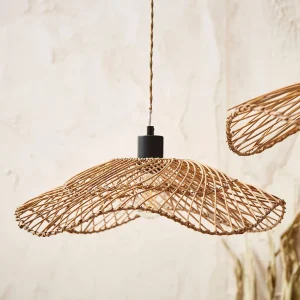 SEMA DESIGN Suspension Non électrifiée En Rotin D75cm Naturel – Brasil 9