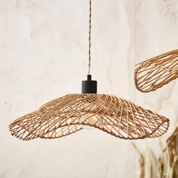 SEMA DESIGN Suspension Non électrifiée En Rotin D75cm Naturel – Brasil 4