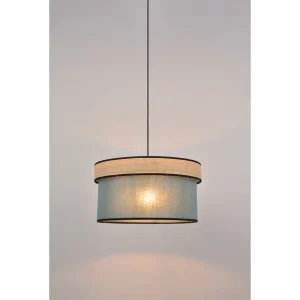 Corep Suspension En Raphia Et Coton D38cm Pétrole – Cylindre 9