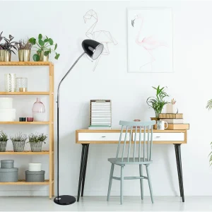 Corep Lampadaire En Métal H155cm Noir – Arty 7