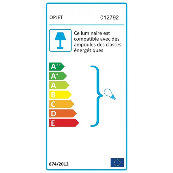 Opjet Lampe 2 Globes En Verre Opaline Doré – Edmond 5