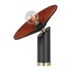 Market Set Lampe En Métal Et Velour H37cm Cognac – Gatsby 10