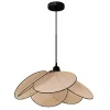 Opjet Suspension En Cannage D57cm Naturel Ganse Noir – Evasion 16