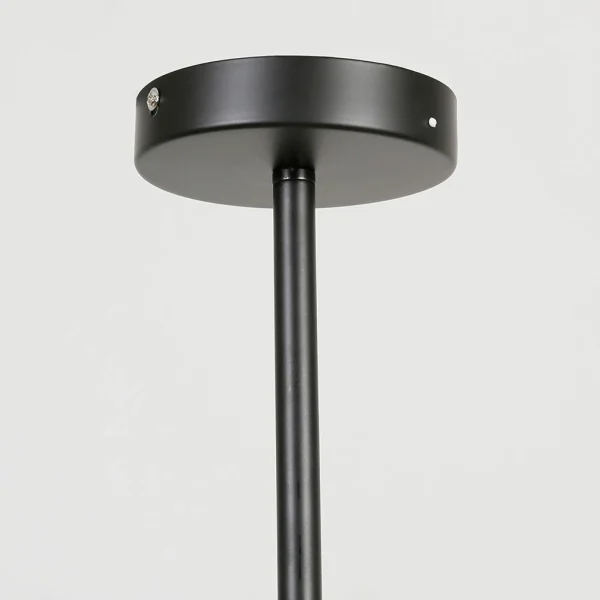Opjet Suspension Edmond 10 Globes En Verre Opaline Noir 6