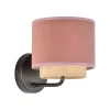 Corep Applique Boheme En Metal Et Velours H17cm Rose 16