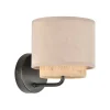 Corep Applique Boheme En Metal Et Velours H17cm Sable 16