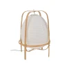 Corep Lampe En Papier Et Bambou H40cm Blanc – Akemi 10