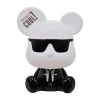 Corep Lampe Led Noir Et Blanc H28.5cm – Teddy 22