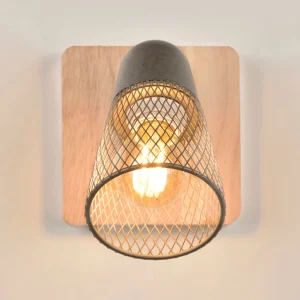 Corep Spot 1 Lumière En Métal H14.5cm Naturel Et Gris – Hillside 18