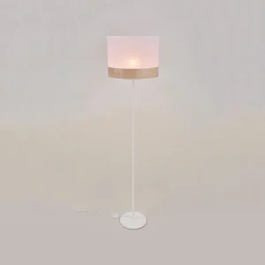 Corep Lampadaire En Metal Et Coton H171cm Blanc – Raito 11