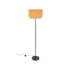 Corep Lampadaire En Metal Et Velours H160cm Moutarde – Boheme 13