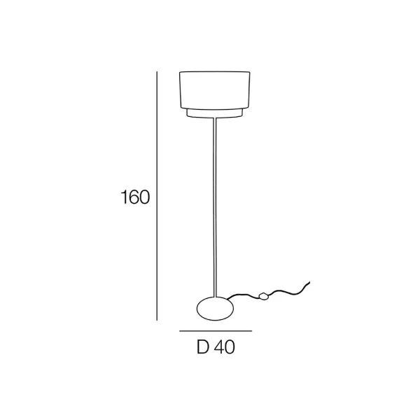 Corep Lampadaire En Metal Et Velours H160cm Moutarde – Boheme 5