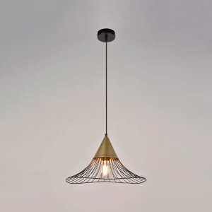 Corep Suspension En Métal D40cm Noir Mat – Lizzie 9