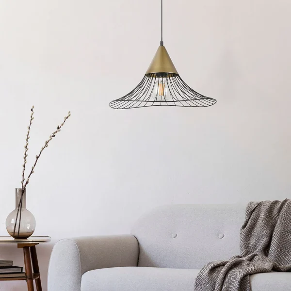 Corep Suspension En Métal D40cm Noir Mat – Lizzie 6