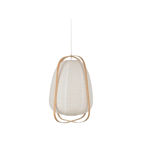 Corep Suspension En Bambou Et Papier D36cm Blanc – Akemi 1
