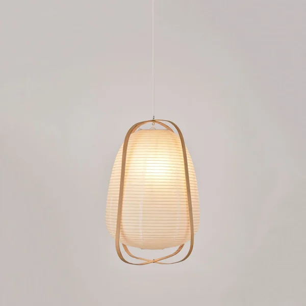 Corep Suspension En Bambou Et Papier D36cm Blanc – Akemi 3