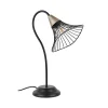 Corep Lampe En Métal Et Laiton H42cm Noir – Lizzie 13