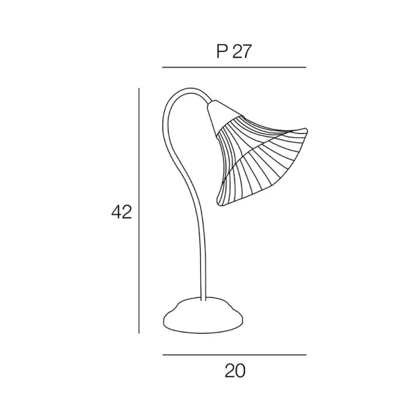 Corep Lampe En Métal Et Laiton H42cm Noir – Lizzie 4