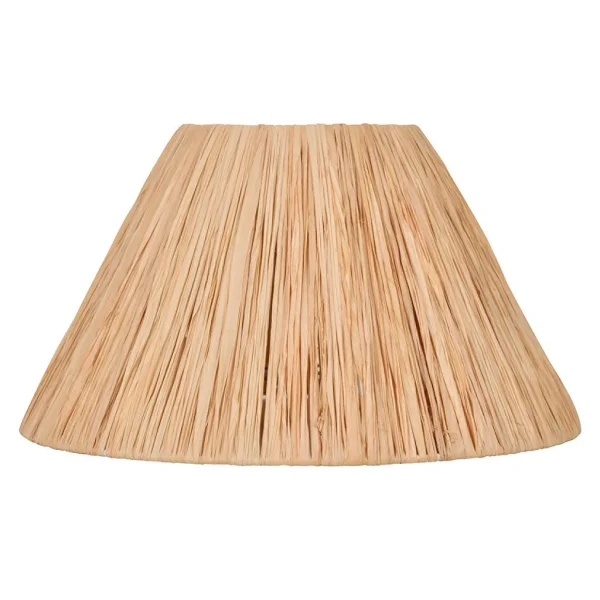 Corep Abat-jour Conique En Raphia Naturel D30cm 1