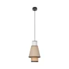 Market Set Suspension En Lin Lavé Et Cannage H36cm Nude – Singapour 17