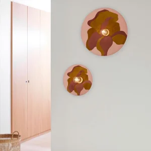 Market Set Applique En Métal, Velours Et Lin H40cm Pivoine – Sonia Laudet Nostalgia 17
