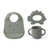 Liewood Set Bavoir/gobelet/anneau De Dentition Carol Vert Faune 13