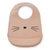 Liewood Lot De 2 Bavoirs En Silicone Tilda Rose Chat 7