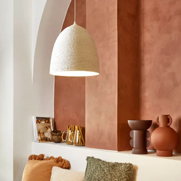 Corep Suspension En Métal Et Ficelle D38cm Blanc – Hacienda 4