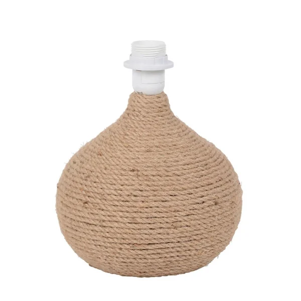 Corep Lampe En Céramique Et Lin H40cm Naturel – Hacienda 6