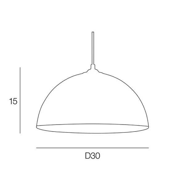 Corep Suspension En Métal D30cm Noir – Icone 5