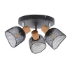 Corep Spot 3 Lumières En Métal D22cm Noir – Ottawa 14
