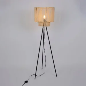 Corep Lampadaire En Métal Et Cordelette H150cm Naturel – Cancun 8