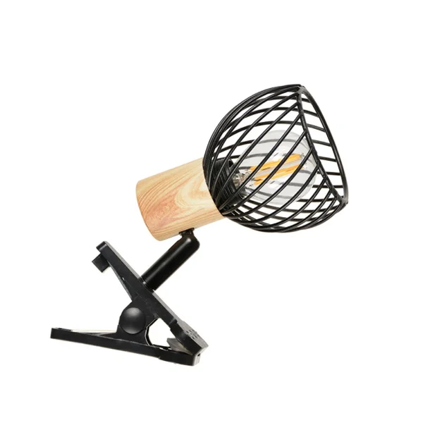 Corep Spot à Pince En Métal H12.5cm Noir – Kento 1