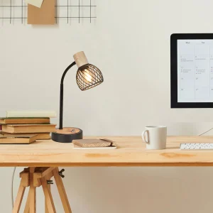 Corep Lampe En Métal H33cm Noir – Kento 11