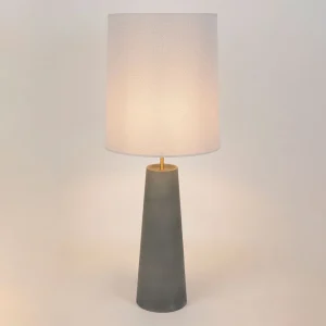 Market Set Lampe En Céramique Et Tissu H101cm Gris – Cosiness 11