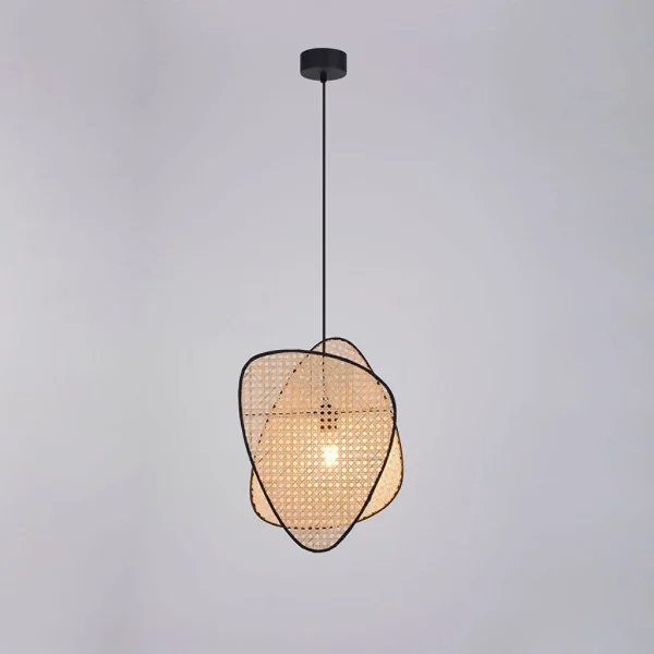 Market Set Suspension En Cannage Et Métal D33cm Naturl – Screen 4