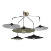 Market Set Plafonnier 5 Lumières En Tissu Et Métal Kumo Multicolore – Gatsby 14