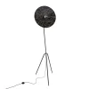 Market Set Lampadaire En Métal Et Tissu H180cm Kumo Noir – Gatsby 13