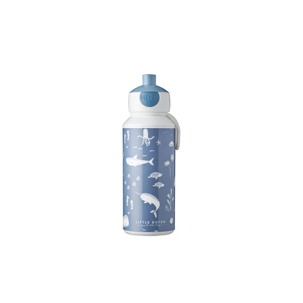 Little Dutch Gourde Pop-up Campus 400ml – Ocean 1