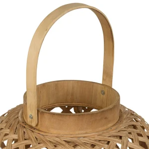SEMA DESIGN Lampe Lanterne Cordey Naturel En Bambou, Fer 7