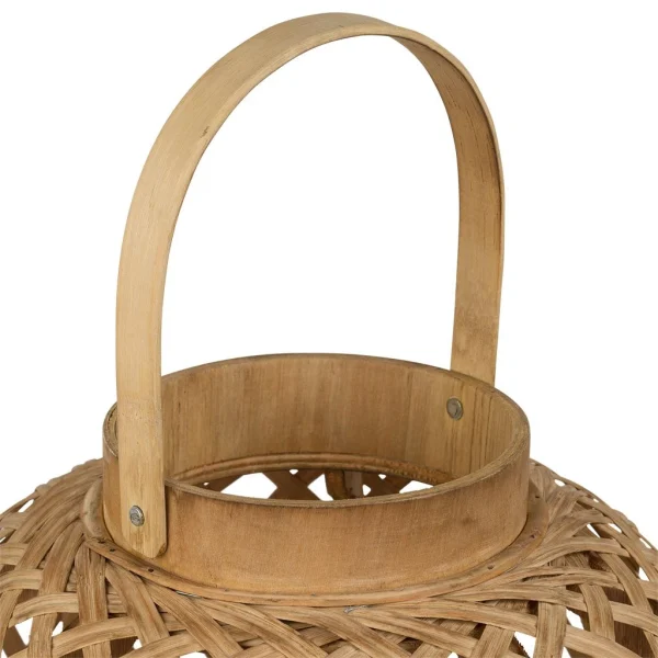 SEMA DESIGN Lampe Lanterne Cordey Naturel En Bambou, Fer 3