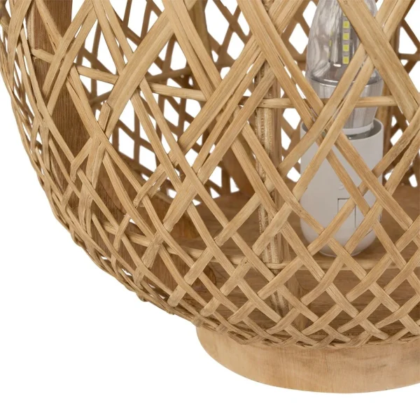 SEMA DESIGN Lampe Lanterne Cordey Naturel En Bambou, Fer 4